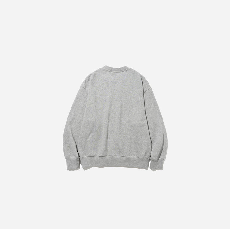 CORE BASIC SWEATSHIRT - GREY MELANGE