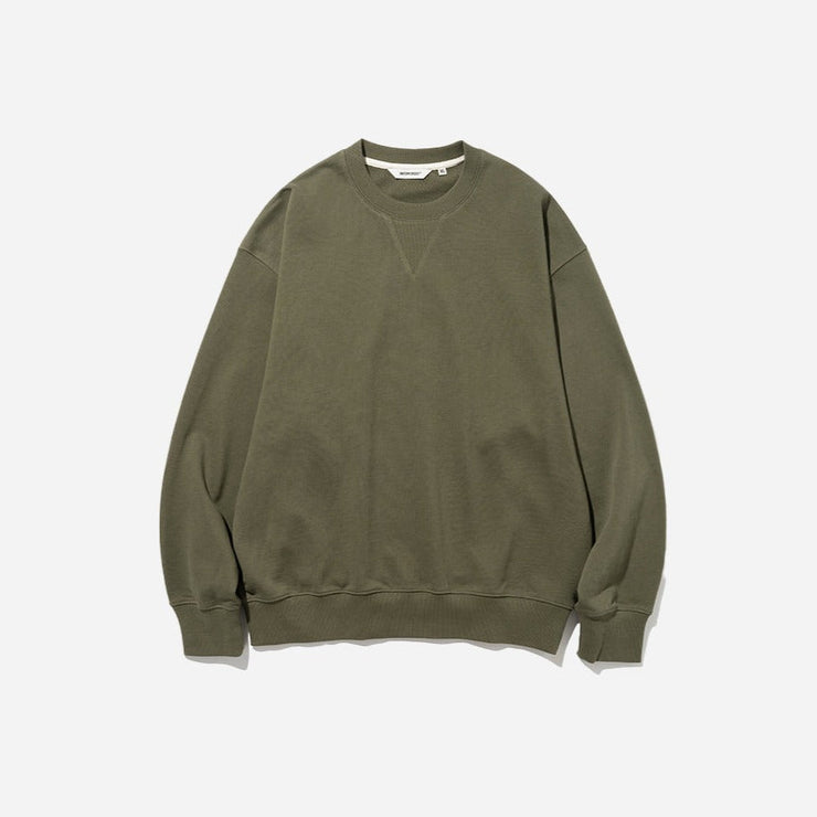 Core Basic Sweatshirt - Khaki Green