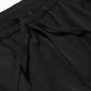 SUMMER EASY STRING PANTS - BLACK