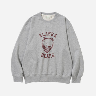 Alaska Bears Sweatshirt - Grey  Melange