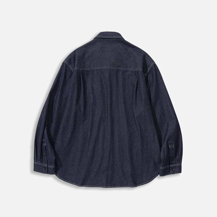 Denim Pocket Shirt  - Indigo