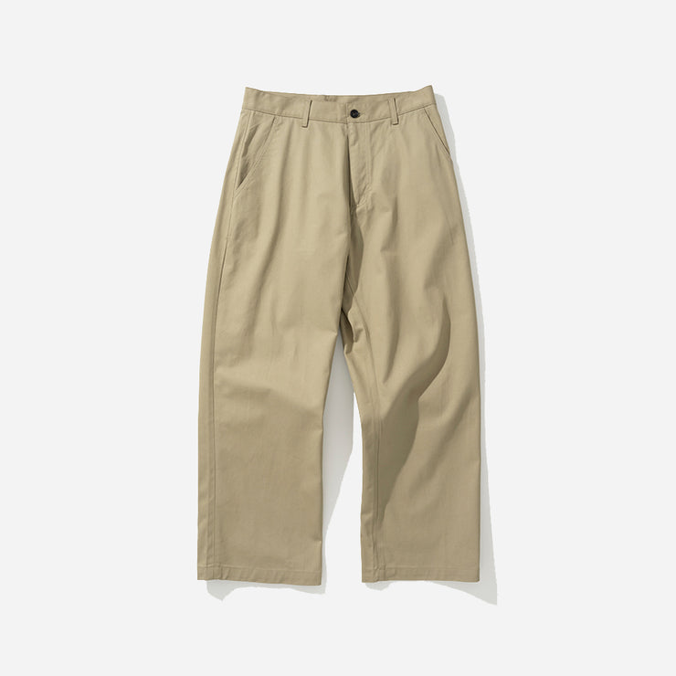 Basic Relaxed Chino Pant - Beige