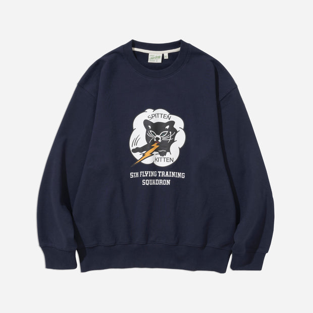 Spitten Kitten Sweatshirt - Navy