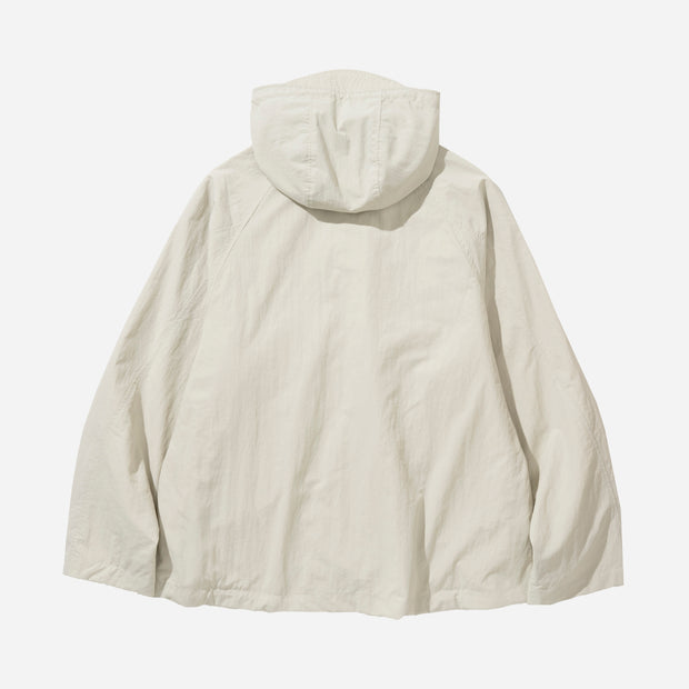 Pocket Hooded Parka - Ecru