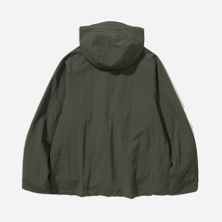 Pocket Hooded Parka - Olive Green