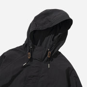 Pocket Hooded Parka - Black