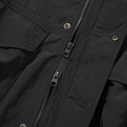 Pocket Hooded Parka - Black