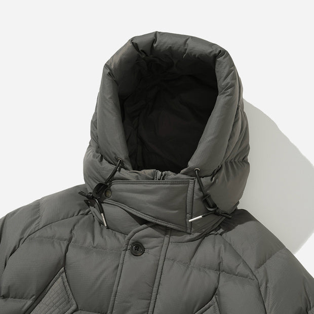 Shelter Duck Down Parka - Charcoal