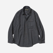 Vintage Pocket Shirt - Black Stripe