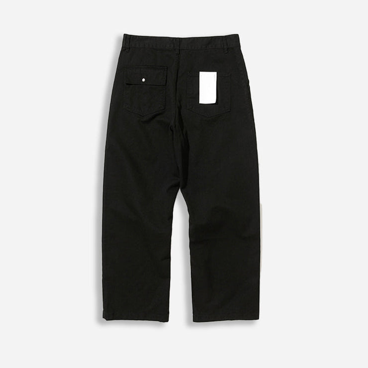 Core Wide Fit Fatigue Pants - Black