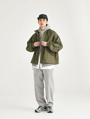 Fishtail Short Jacket - Khaki