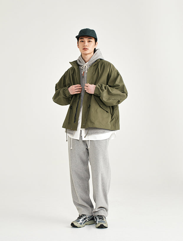 Fishtail Short Jacket - Khaki