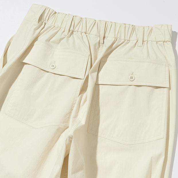 Nylon Fatigue Pant - Cream