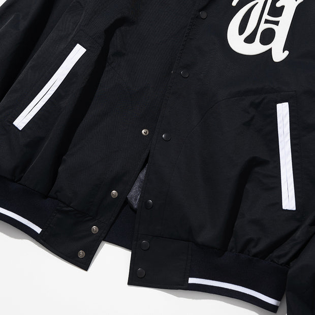 Varsity Blouson Jacket - Navy