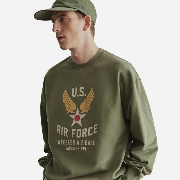 KEESLER AIR FORCE SWEATSHIRT - OLIVE