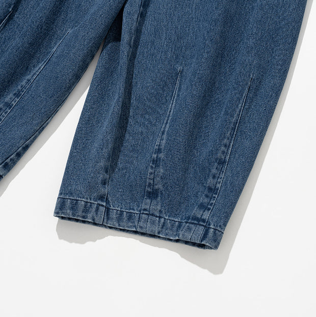 Denim Balloon Pants - Indigo Washed