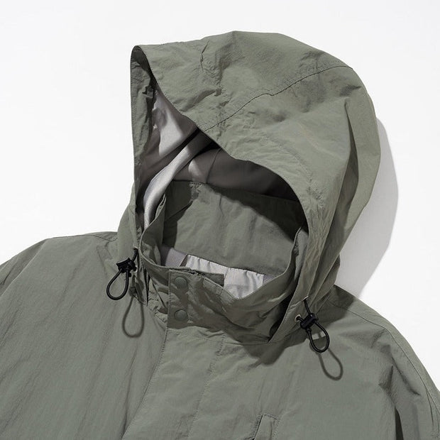 AE Military Fishtail Jacket - Grey