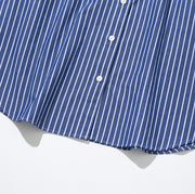 Women's Stripe Shirt - Blue