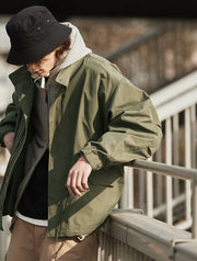 Fishtail Short Jacket - Khaki