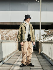 Fishtail Short Jacket - Khaki