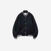 WOOL VARSITY JACKET - NAVY