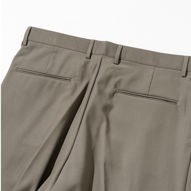 Wide Slack Pant - Beige