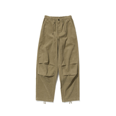 Uniform Bridge Corduroy Relax Pants - Beige