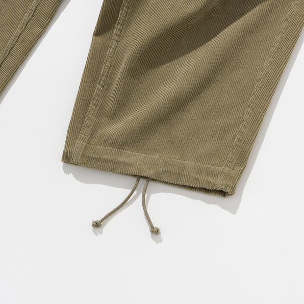 Uniform Bridge Corduroy Relax Pants - Beige