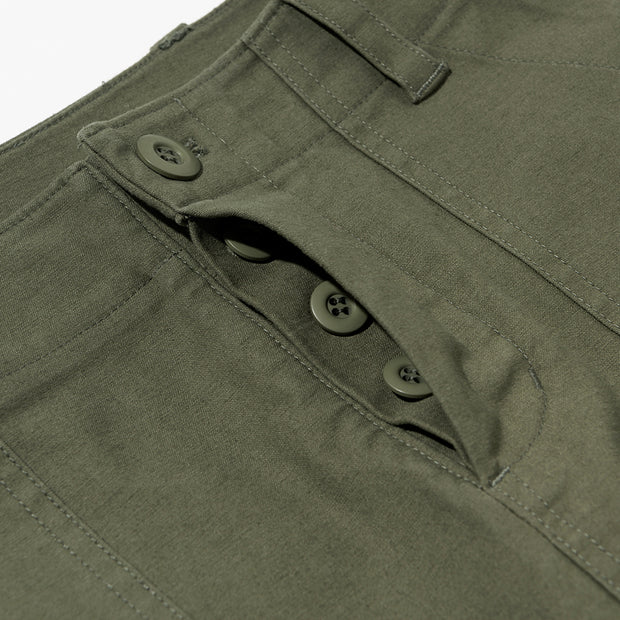 Women's Fatigue Long Skirt - Olive Green