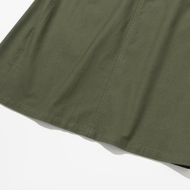 Women's Fatigue Long Skirt - Olive Green