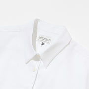 Women's Linen Standard Short Shirt - White