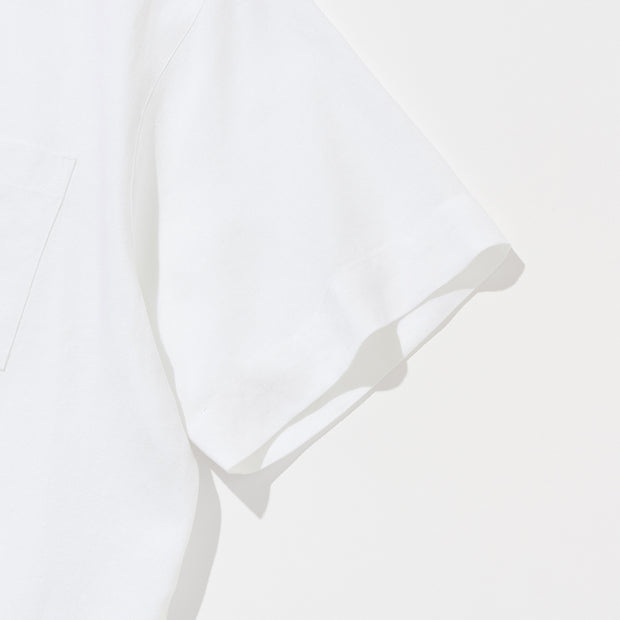 Women's Linen Standard Short Shirt - White