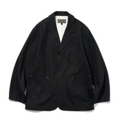 Pocket Linen Blazer - Black