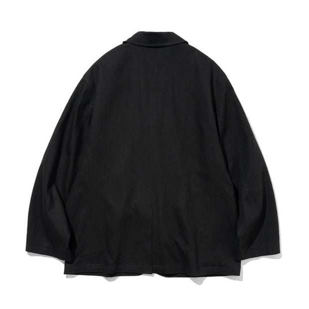 Pocket Linen Blazer - Black