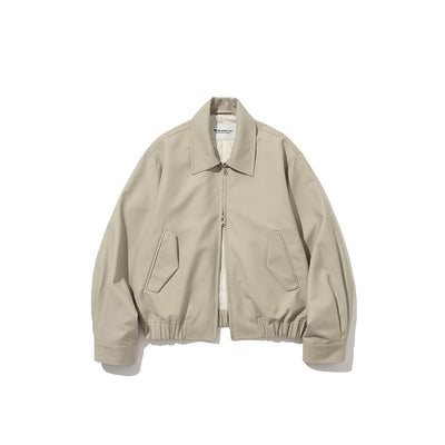 Women's Single Pleat Blouson - Beige