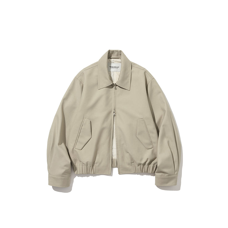 Women's Single Pleat Blouson - Beige