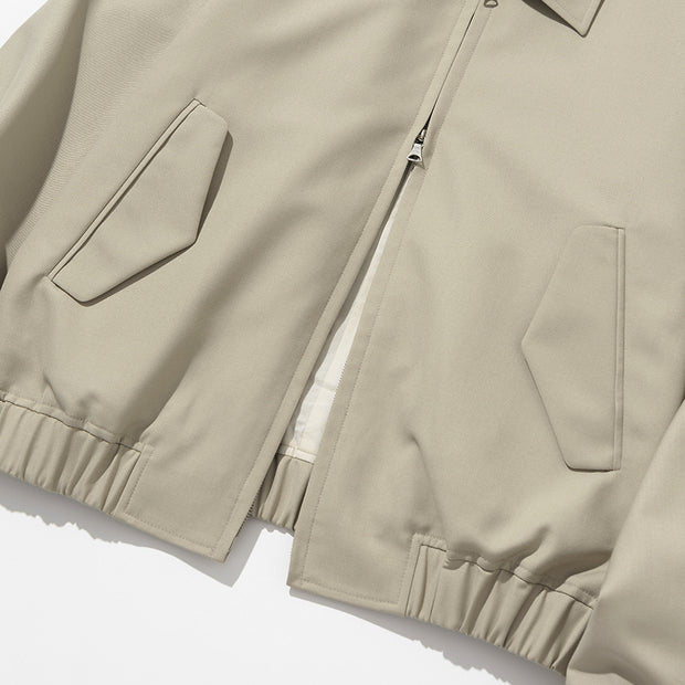 Women's Single Pleat Blouson - Beige