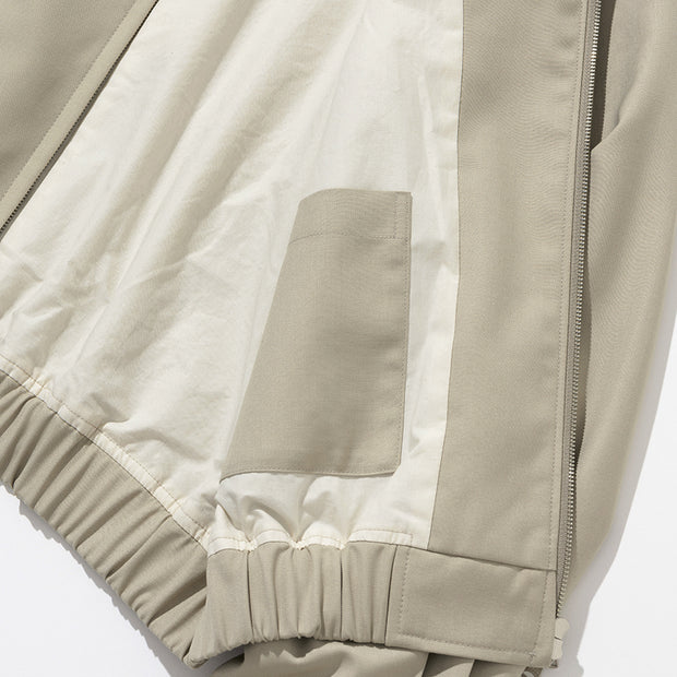 Women's Single Pleat Blouson - Beige