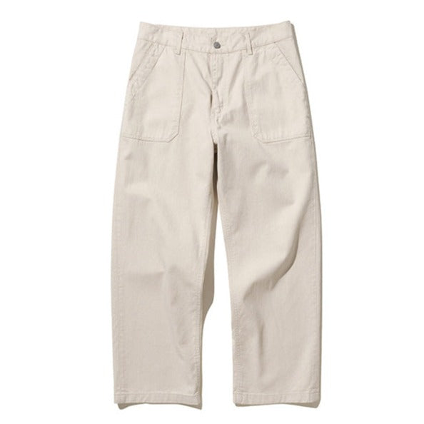 Cotton Fatique Pants Wide Fit - Natural